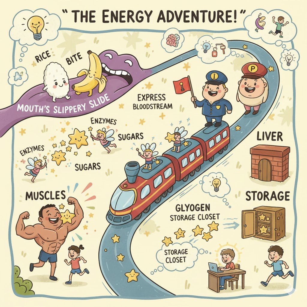 Bread digestion and carbohydrates