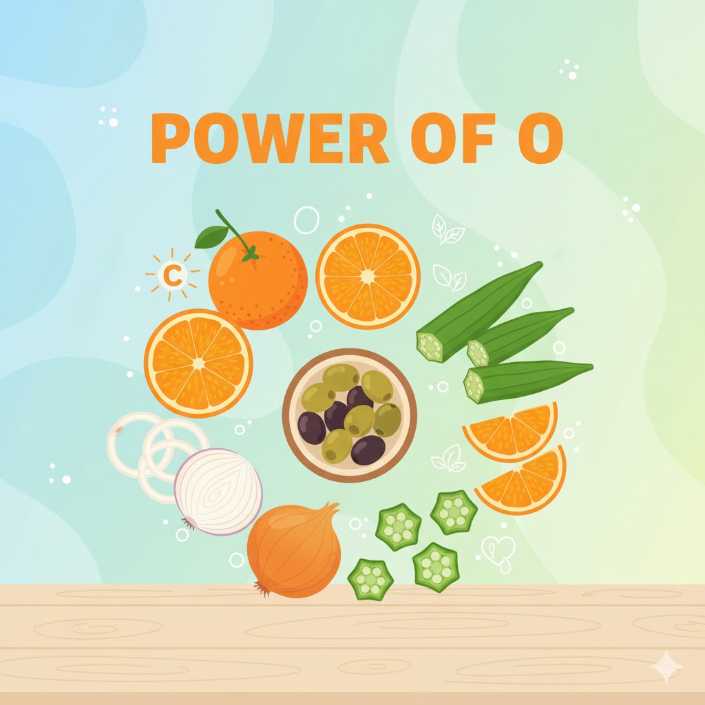 Power of O fruits and vegetables